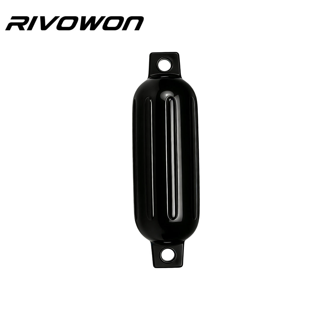 22.8in Ribbed PVC Boat Fender for Docking Protection