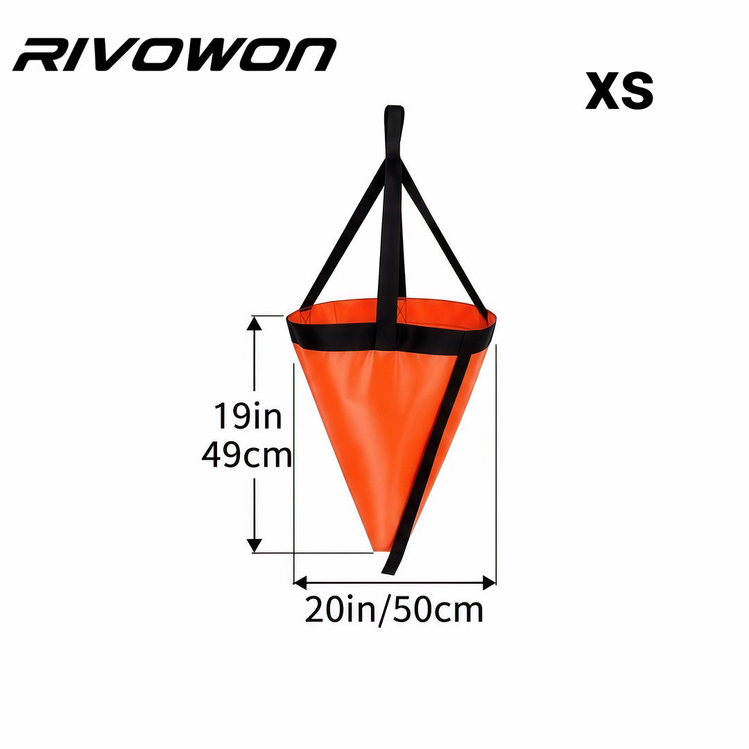 PVC Sea Anchor Drift Sock for Kayak and Fishing Boat
