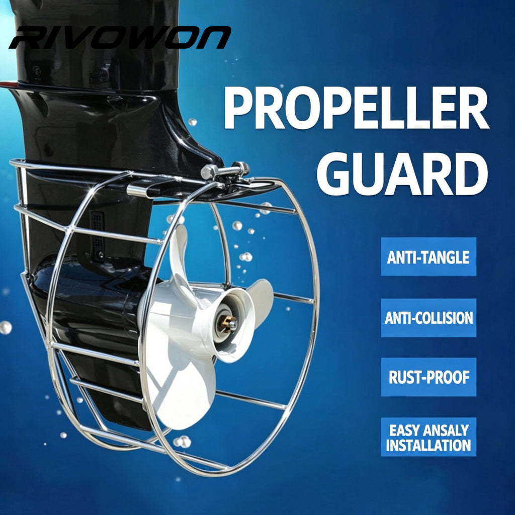 15HP 304 Stainless Steel Boat Outboard Propeller Safety Guard Protector Cage