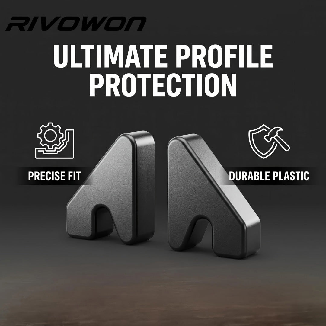 Two pairs of aluminum alloy base plates and cover plates