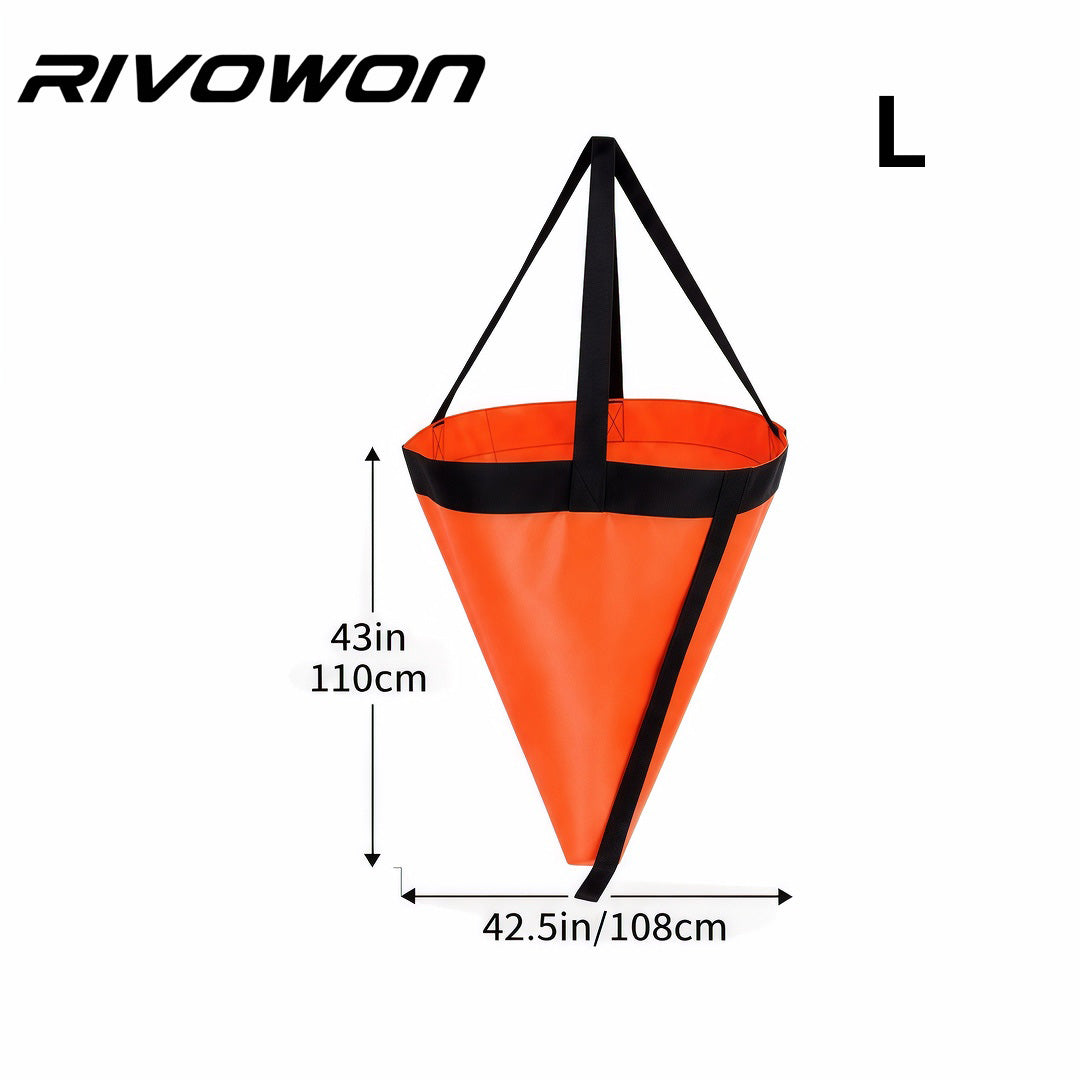 PVC Sea Anchor Drift Sock for Kayak and Fishing Boat