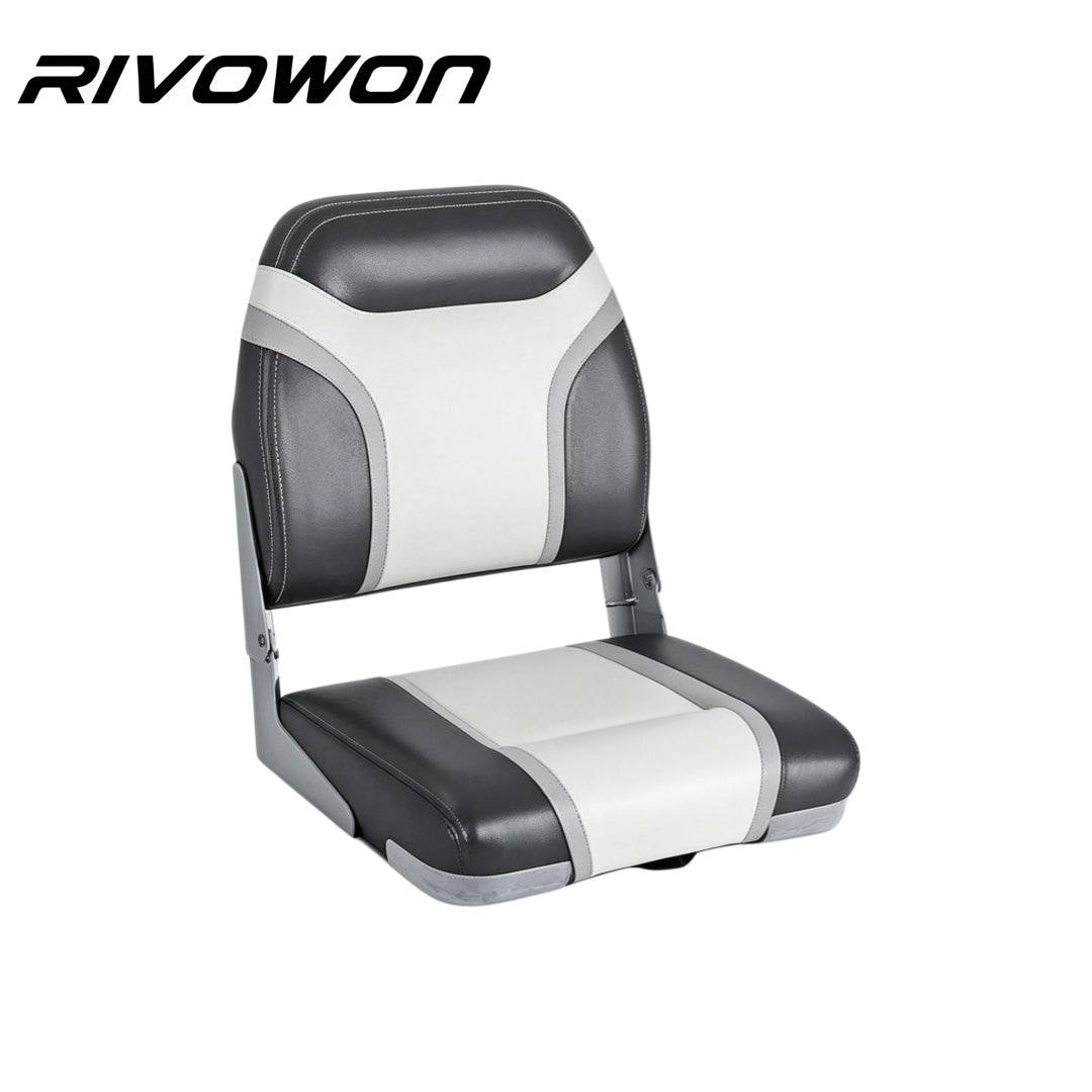Artificial leather Low Back marine chairs - available in three colors