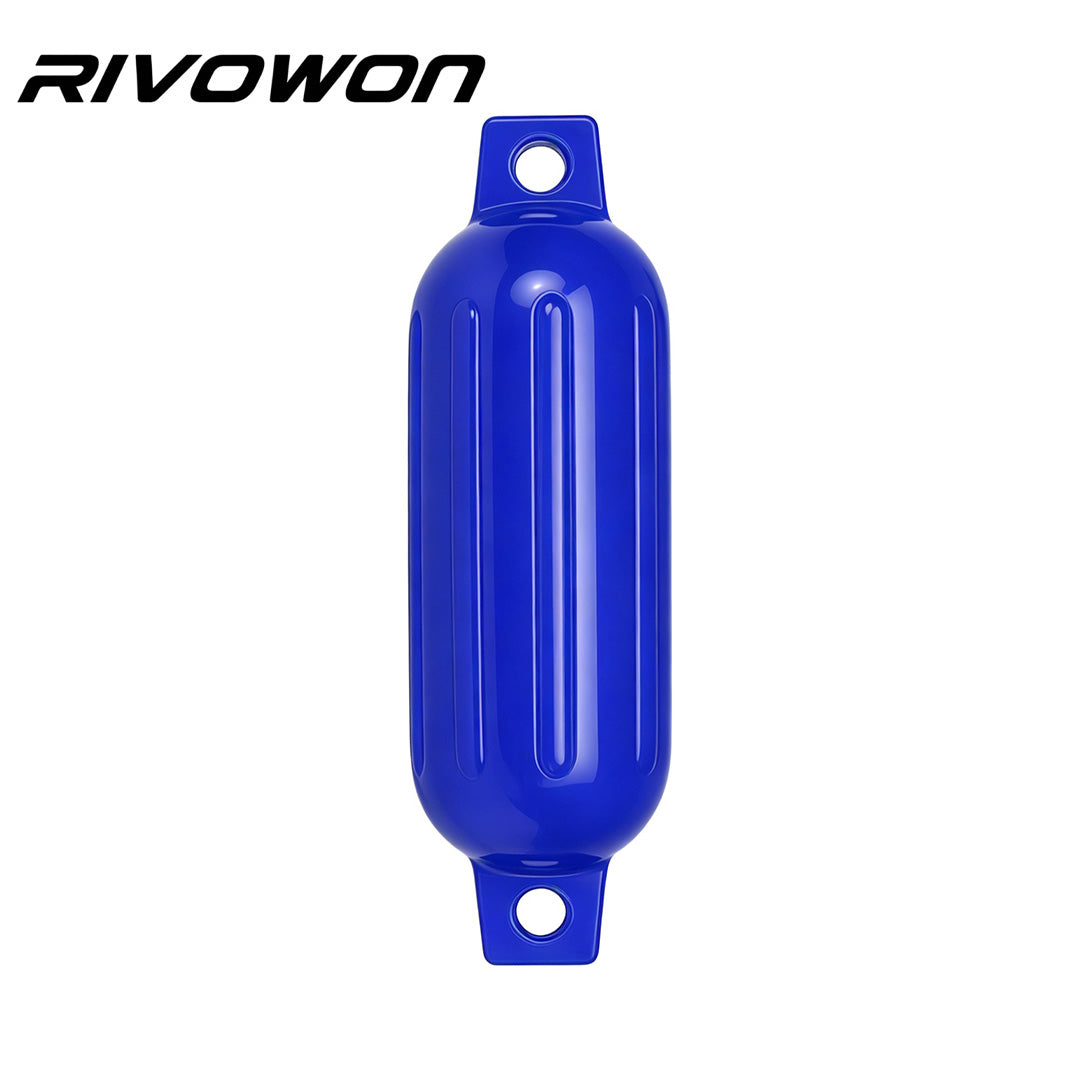 22.8in Ribbed PVC Boat Fender for Docking Protection