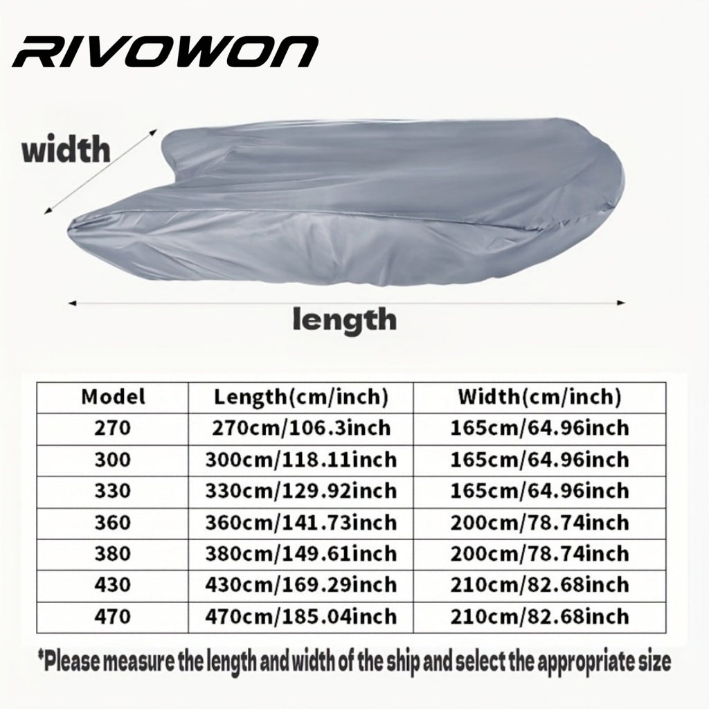 420D Oxford Fabric Inflatable Boat Cover