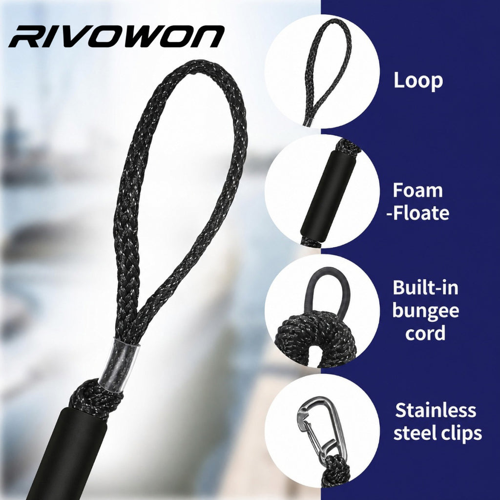 Bungee Dock Line with Snap Hook
