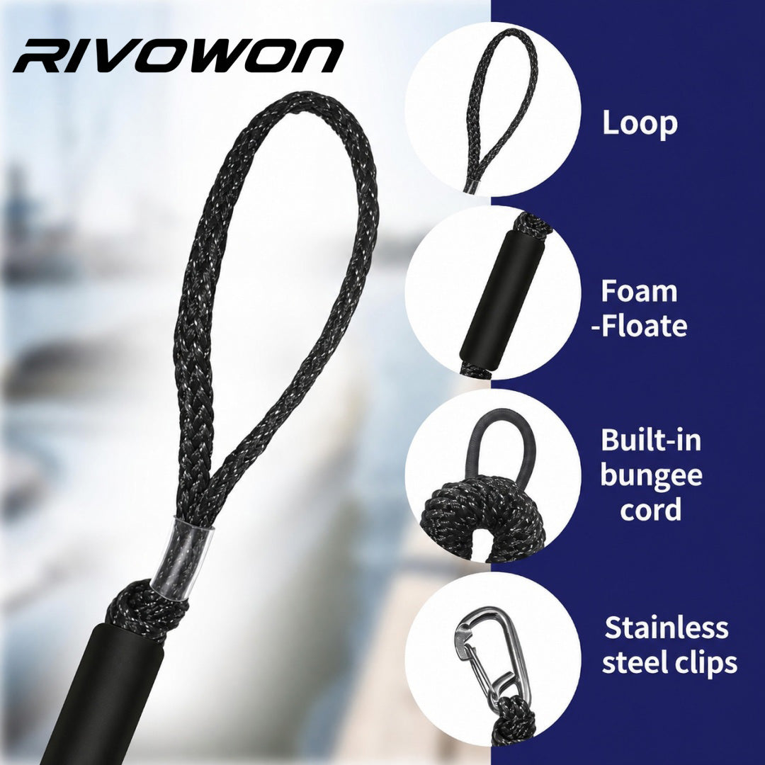 Bungee Dock Line with Snap Hook