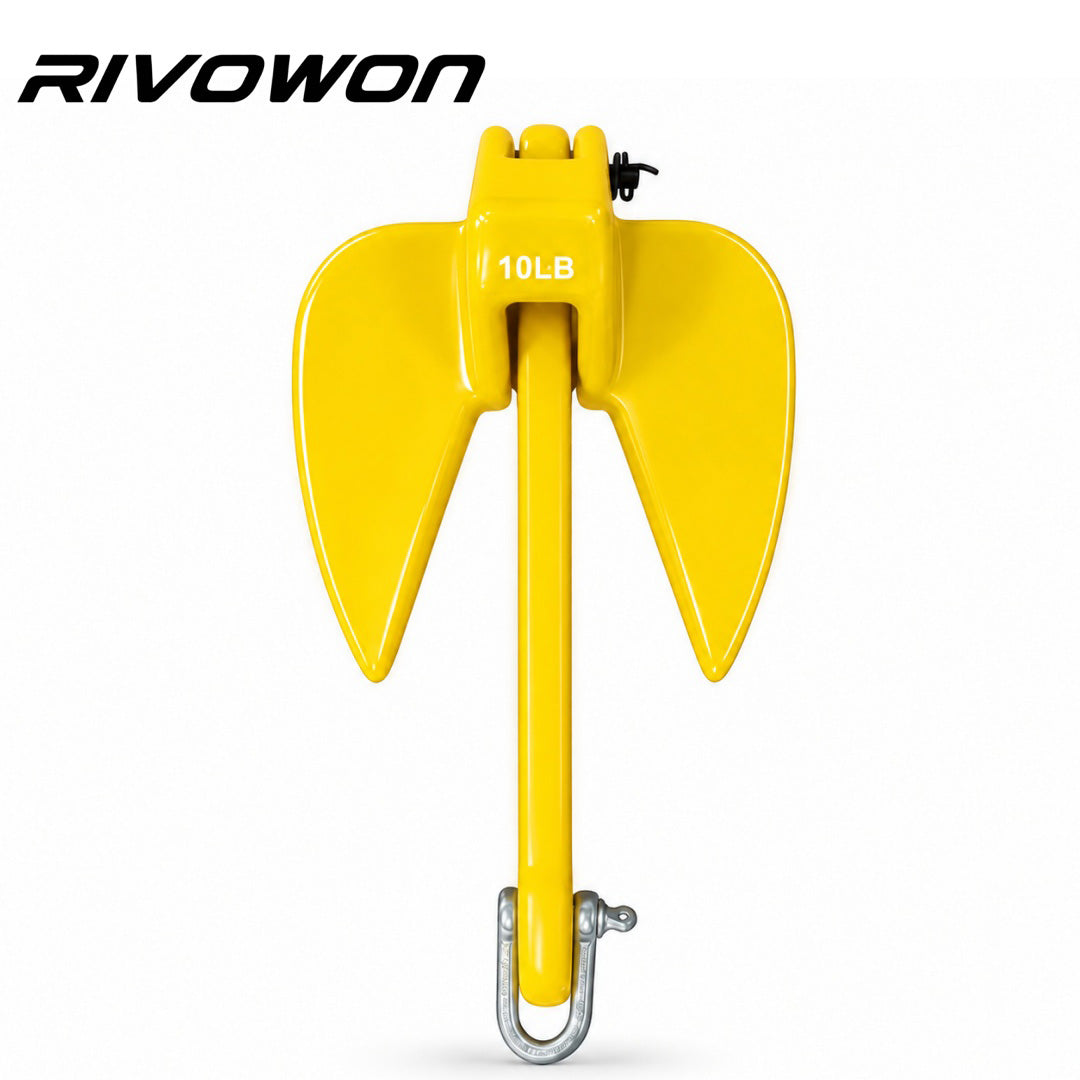 5 Colors Available 4.5KG/10LB Detachable Fluke Boat Anchor