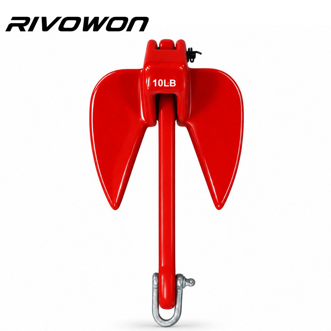 5 Colors Available 4.5KG/10LB Detachable Fluke Boat Anchor