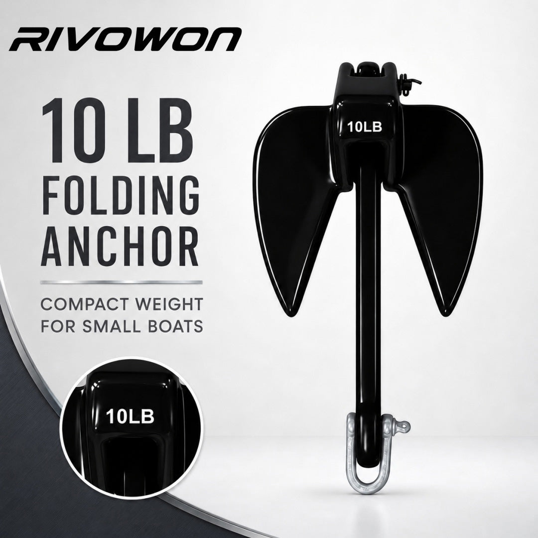 5 Colors Available 4.5KG/10LB Detachable Fluke Boat Anchor