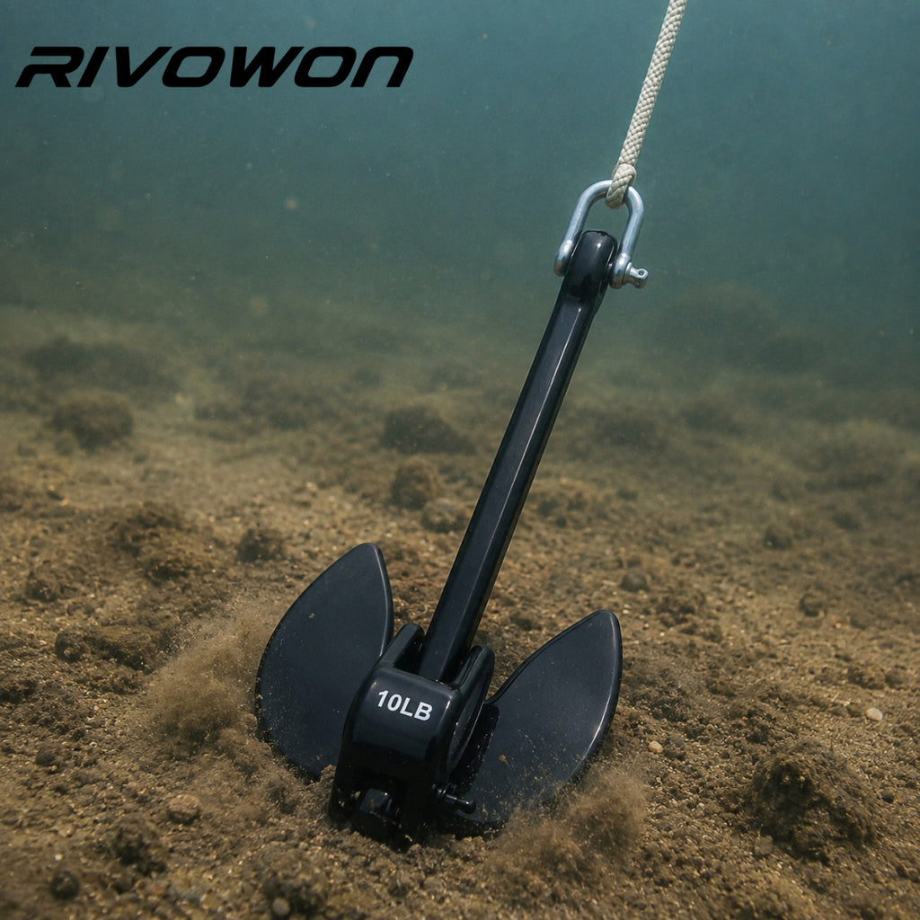 5 Colors Available 4.5KG/10LB Detachable Fluke Boat Anchor
