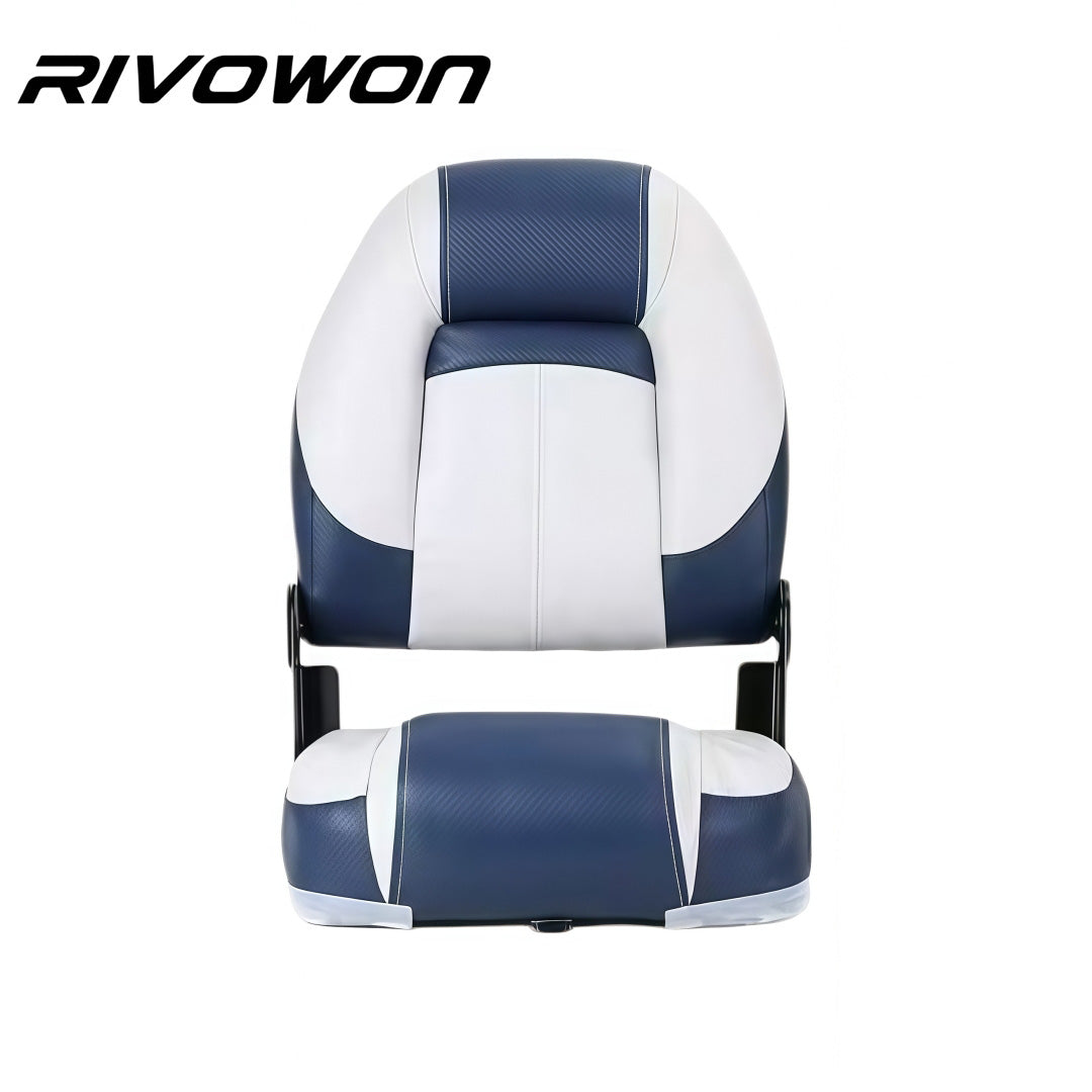 Six Colors High Back Foldable Marine Boat Seat with Thick Foam Padding