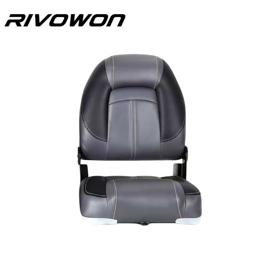Six Colors High Back Foldable Marine Boat Seat with Thick Foam Padding