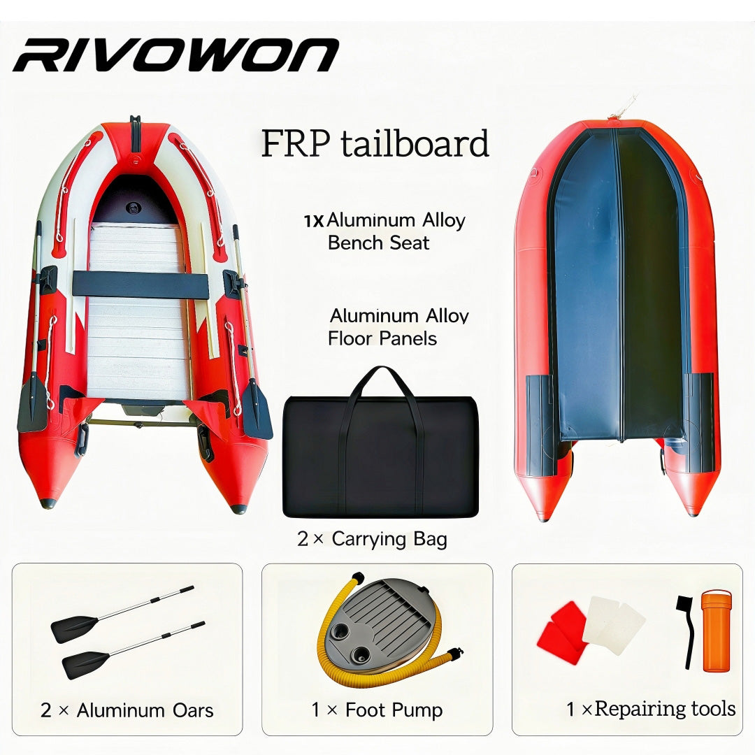 Red White Inflatable Kayak